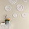 Ekena Millwork Small Alexandria Ceiling Medallion (Fits Canopies up to 4 5/8"), 7 7/8"OD x 3/4"P, Primed White CM07AL - alternate 5